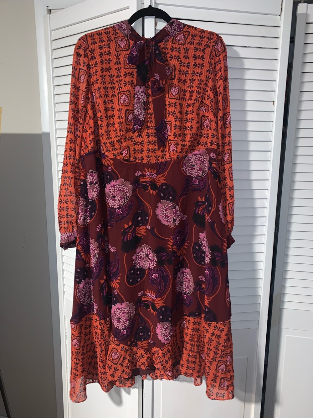 Modcloth x Anna Sui Plus Size Printed Long Sleeve Midi Dress